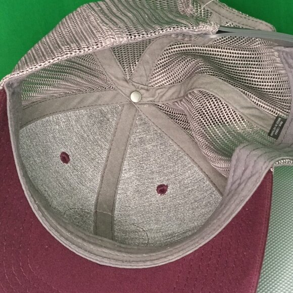 Deschutes Brewery Hat Cap Adult One Size Maroon Snapback Trucker Beer Logo - Picture 4 of 6